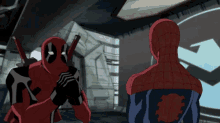 Deadpool Spiderman GIF - Deadpool Spiderman Animated GIFs