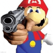 Mario Guns GIF - Mario Guns Gun GIFs