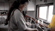 Wash Face Sue Aikens GIF - Wash Face Sue Aikens Thaw Project GIFs