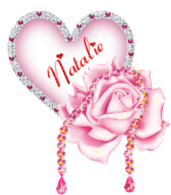 Natalie Heart Sticker - Natalie Heart Blink Stickers