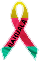 Nahuala De Monllo Ribbon Sticker - Nahuala De Monllo Ribbon Logo Stickers