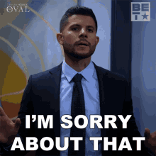 Im Sorry About That Allan GIF - Im Sorry About That Allan The Oval GIFs