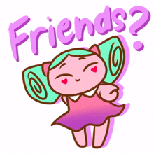 cute mint girl lovely friend