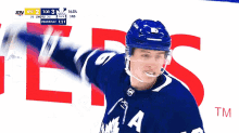 Toronto Maple Leafs Mitch Marner GIF - Toronto Maple Leafs Mitch Marner Lightsaber GIFs