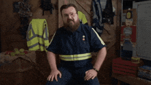 a man with a beard is asking if he is happy