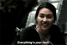 Colleen Everythings Your Fault GIF - Colleen Everythings Your Fault Iron Fist GIFs