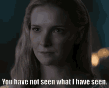 Rings Of Power You Have Not Seen What I Have Seen GIF - Rings Of Power You Have Not Seen What I Have Seen Galadriel GIFs