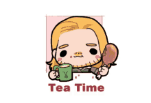 Tea Time GIF - Tea Time Thor GIFs