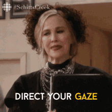 Direct Your Gaze Moira Rose GIF - Direct Your Gaze Moira Rose Moira GIFs