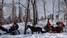 Horse Carriage GIF - Horse Carriage Snow GIFs
