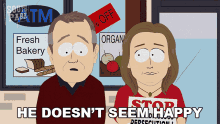 He Doesnt Seem Happy South Park GIF