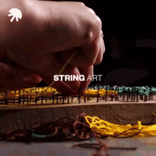 string art artwork string craft abc diy