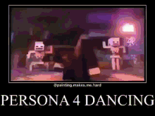 Persona4dancing Minecraft GIF - Persona4dancing Minecraft I Dont Remember What This Video Is GIFs