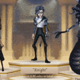 a video game character named " knight " has 2.32m votes in total