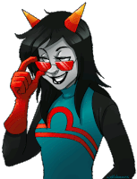 a drawing of a girl with horns and a red glove with the name walldaeans written on the bottom