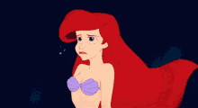 upset mermaid