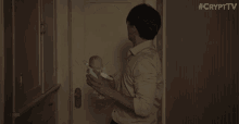 Baby Behind You GIF - Baby Behind You Little Baby GIFs