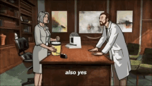 Krieger Also Yes GIF - Krieger Also Yes Archer GIFs