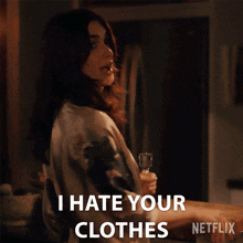 I Hate Your Clothes Ava Mercer GIF - I Hate Your Clothes Ava Mercer Paz Vega GIFs