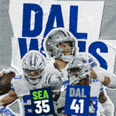 Dallas Cowboys (41) Vs. Seattle Seahawks (35) Post Game GIF - Nfl National Football League Football League GIFs