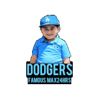 Max24hrs Max24hours Sticker - Max24hrs Max24hours Dodgers Stickers