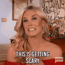 This Is Getting Scary Real Housewives Of New York GIF - This Is Getting Scary Real Housewives Of New York Rhony GIFs