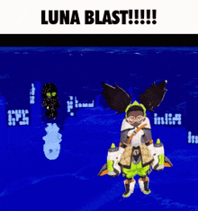 Omega Strikers Luna GIF - Omega Strikers Luna Blast GIFs