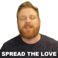 Spread The Love Grady Smith Sticker - Spread The Love Grady Smith Lets Share The Love Stickers