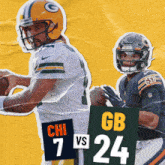 Green Bay Packers (24) Vs. Chicago Bears (7) Half-time Break GIF - Nfl National Football League Football League GIFs