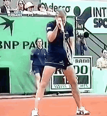 Anke Huber Racquet Bounce GIF