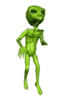 dancing alien