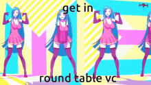 roundtable theroundtable mememe anime anime dance