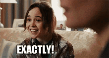 Exactly, Right? GIF - Ellen Page Exactly Right GIFs