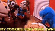 Sml Cookie Monster GIF - Sml Cookie Monster My Cookies GIFs