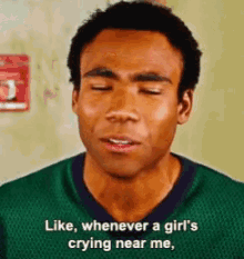 Donald Glover A Girl Crying Near Me GIF - Donald Glover A Girl Crying Near Me Childish Gambino GIFs