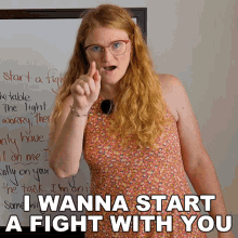 I Wanna Start A Fight With You Ronnie GIF - I Wanna Start A Fight With You Ronnie Engvid GIFs