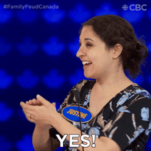 Yes Justine GIF - Yes Justine Family Feud Canada GIFs