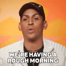 We'Re Having A Rough Morning Jessica Wild GIF - We'Re Having A Rough Morning Jessica Wild Rupaul’s Drag Race All Stars GIFs