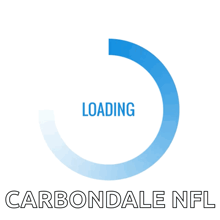 a blue loading bar for carbondale nfl