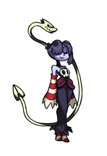 Squigly Skullgirls GIF - Squigly Skullgirls Tip Toe GIFs