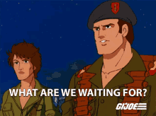 What Are We Waiting For Lady Jaye GIF - What Are We Waiting For Lady Jaye Flint GIFs