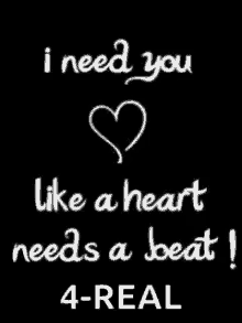I Need You Like A Heart Needs A Beat GIF - I Need You Like A Heart Needs A Beat GIFs