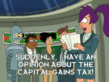 capital gains tax futurama suddenly i have an opinion