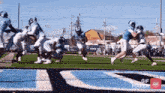 a football game is being played with a gif maker app open
