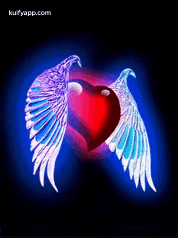 Flying  GIF - Flying heart Heart Love - Discover & Share GIFs