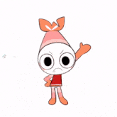 a cartoon character with the name tiramisu cake on the bottom