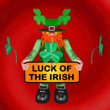 Luck Of The Irish Ireland GIF - Luck Of The Irish Ireland Leprecahaun GIFs