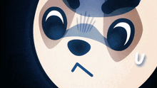 a close up of a sloth 's face with a slight smirk