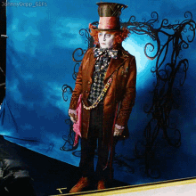 johnny depp mad hatter alice through the looking glass make up hat