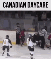 Ice Hockey Candian Daycare GIF